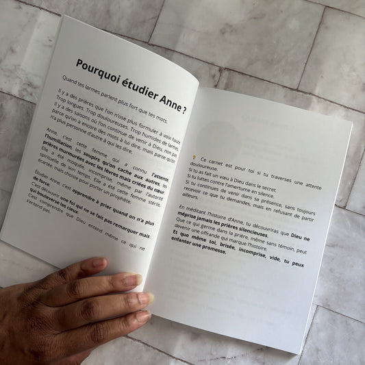 Anne : Carnet biblique pour transformer l’attente