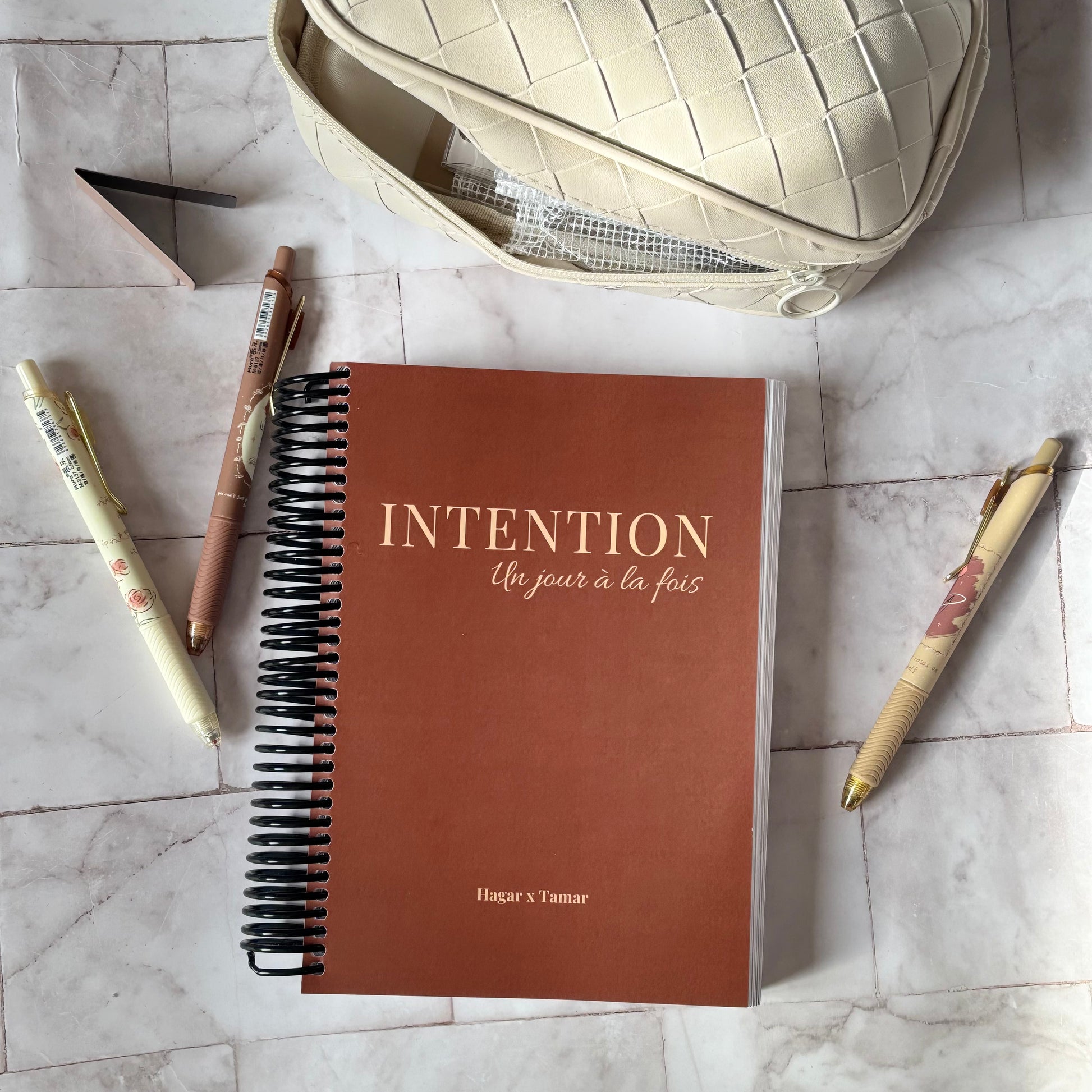 photo intérieur du carnet intention hagar x tamar