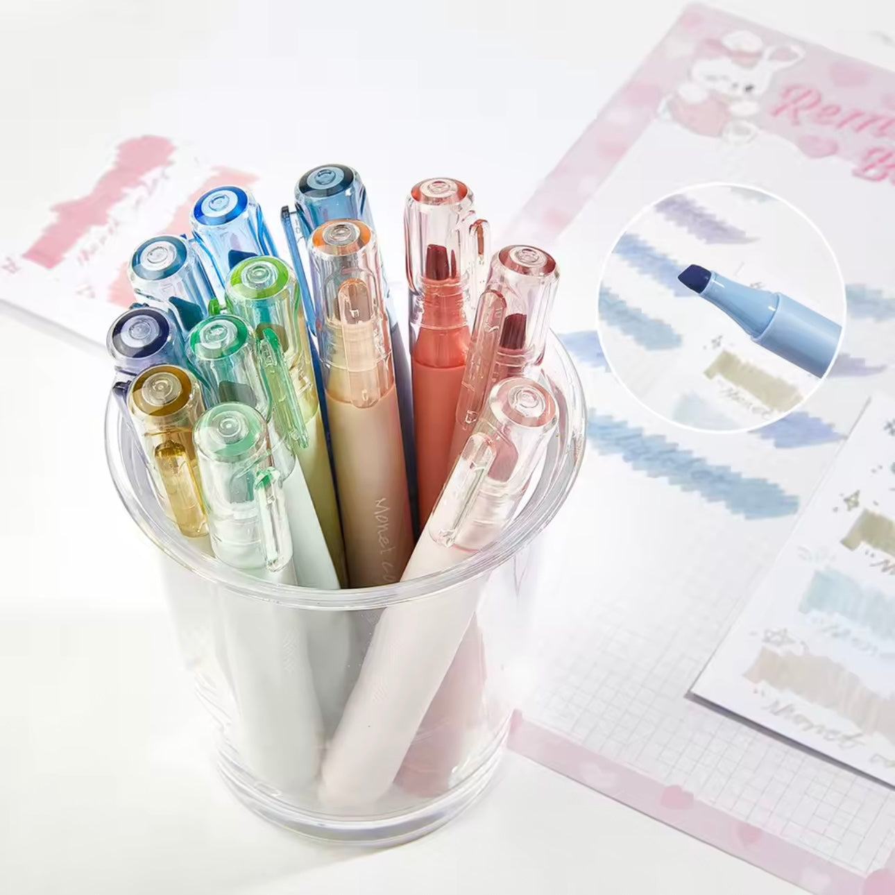 Pack de 4 surligneurs pastel