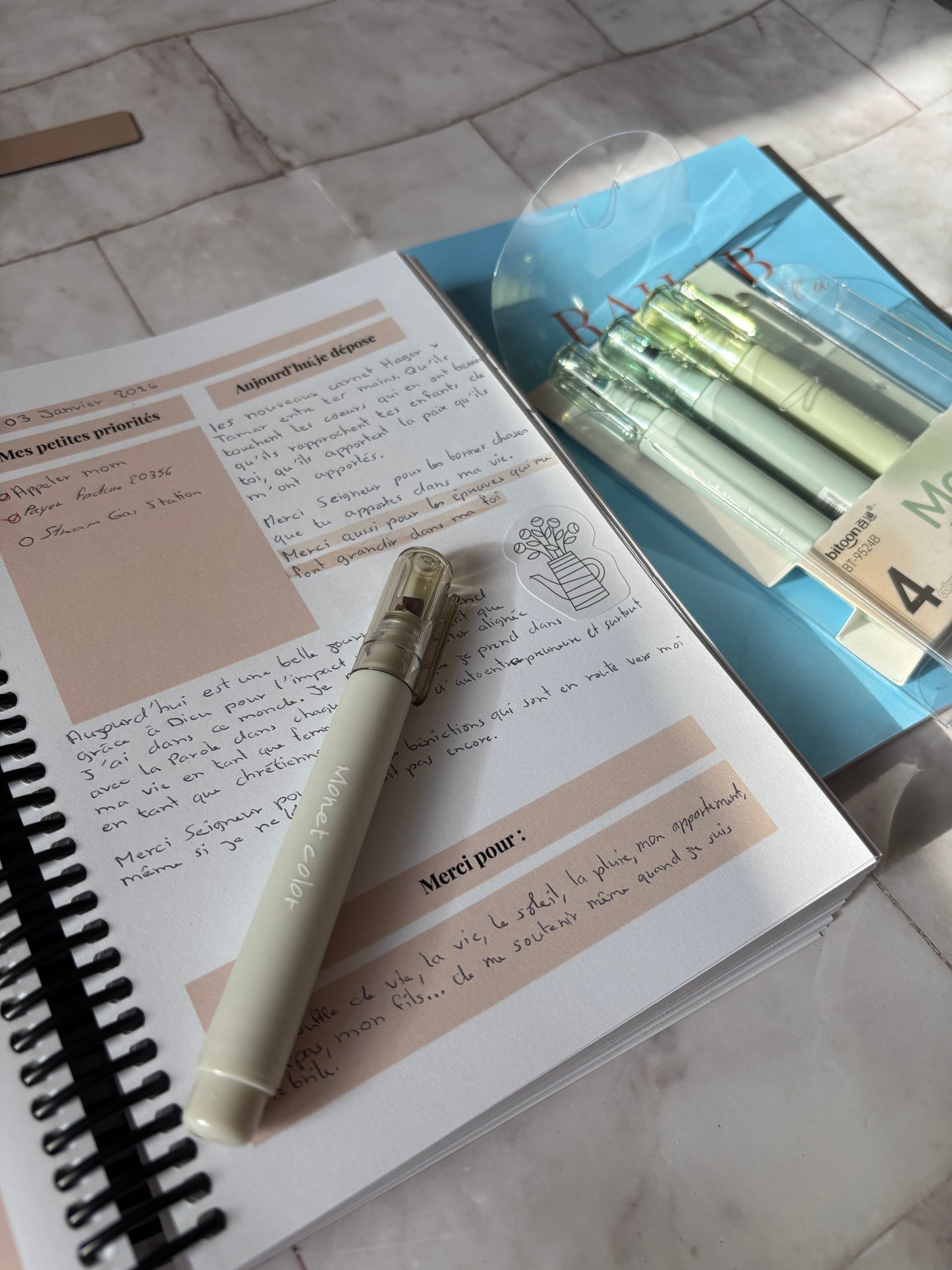 Pack de 4 surligneurs pastel