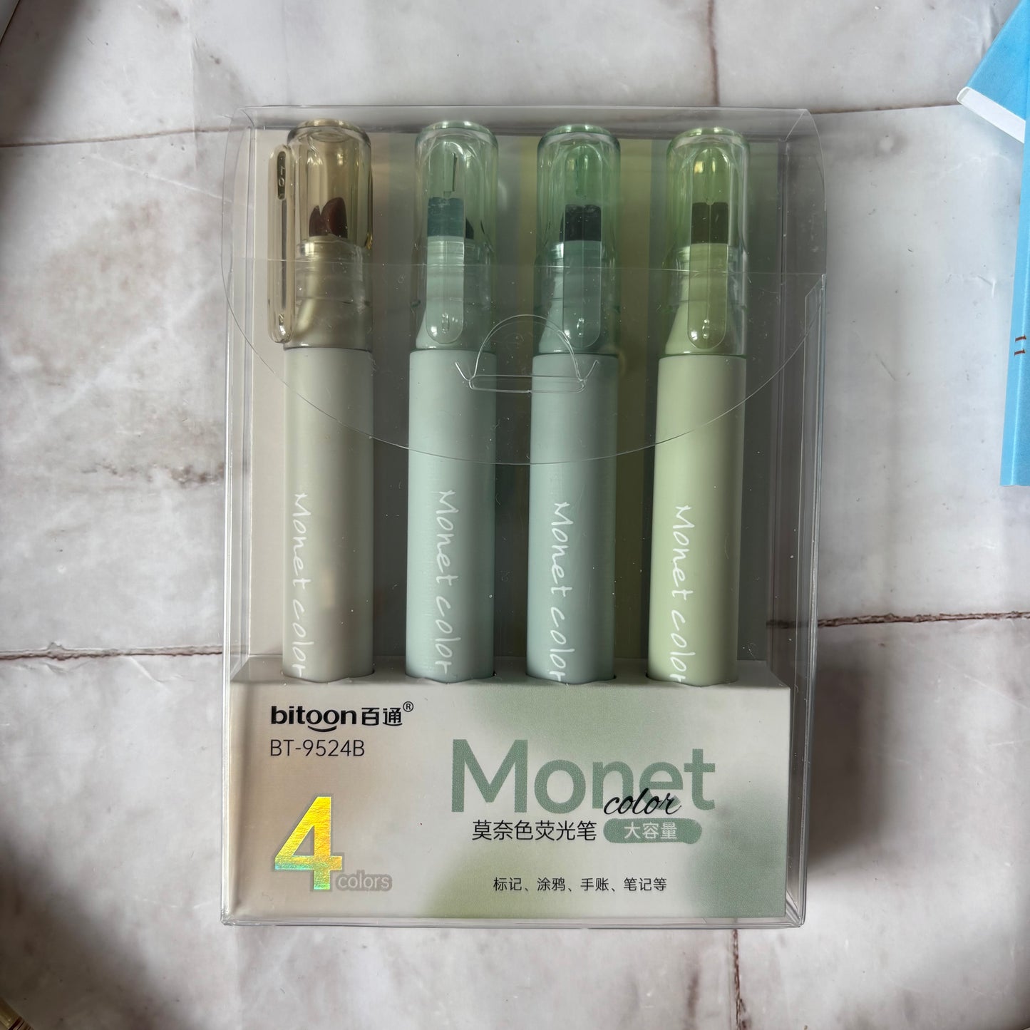 Pack de 4 surligneurs pastel