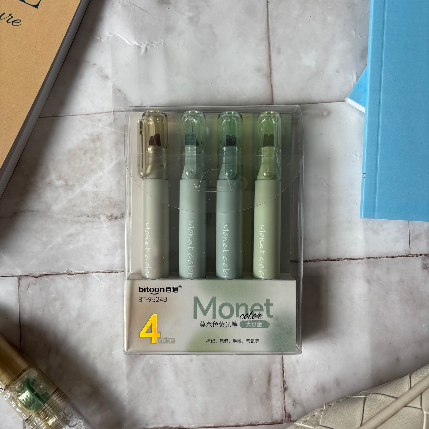 Pack de 4 surligneurs pastel