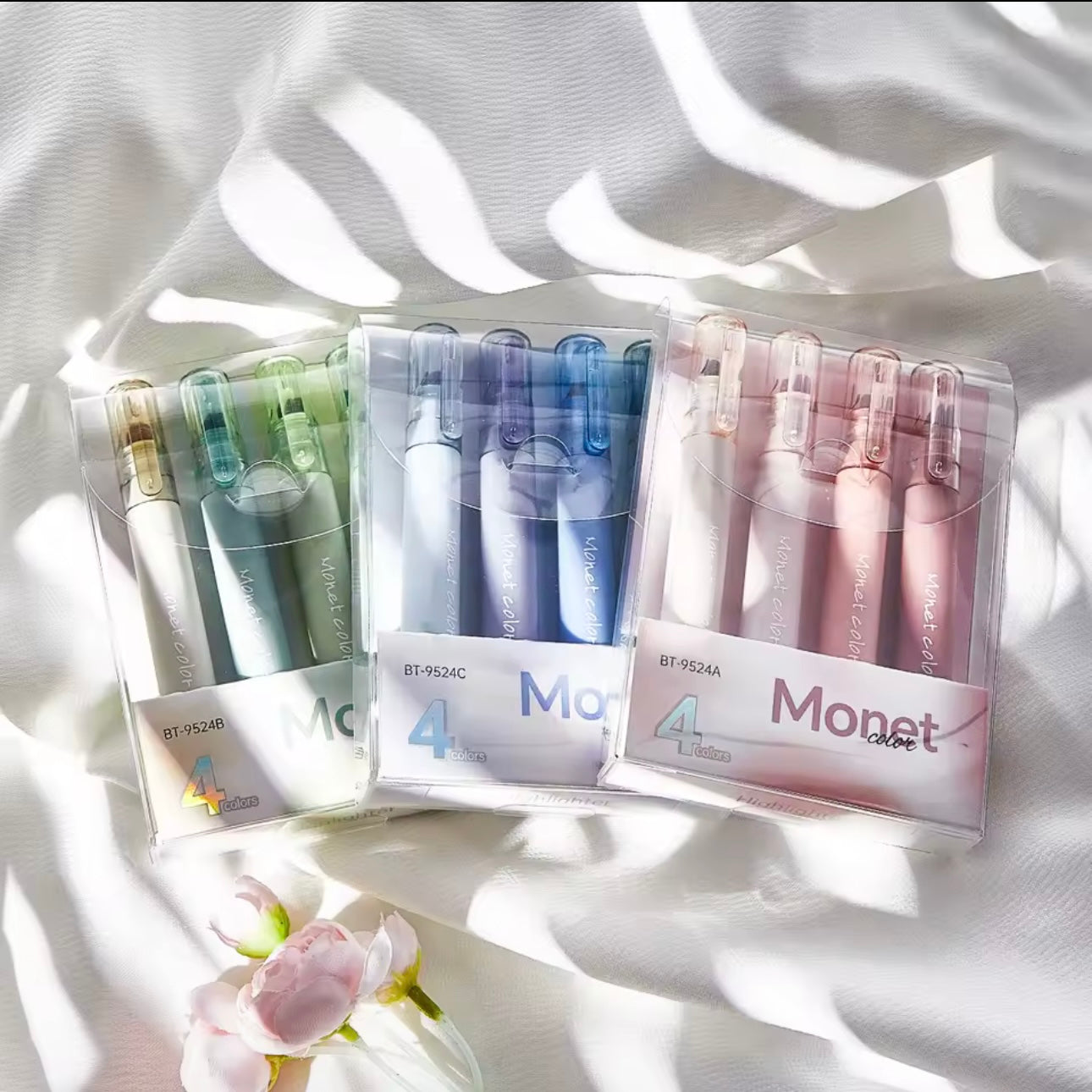 Pack de 4 surligneurs pastel
