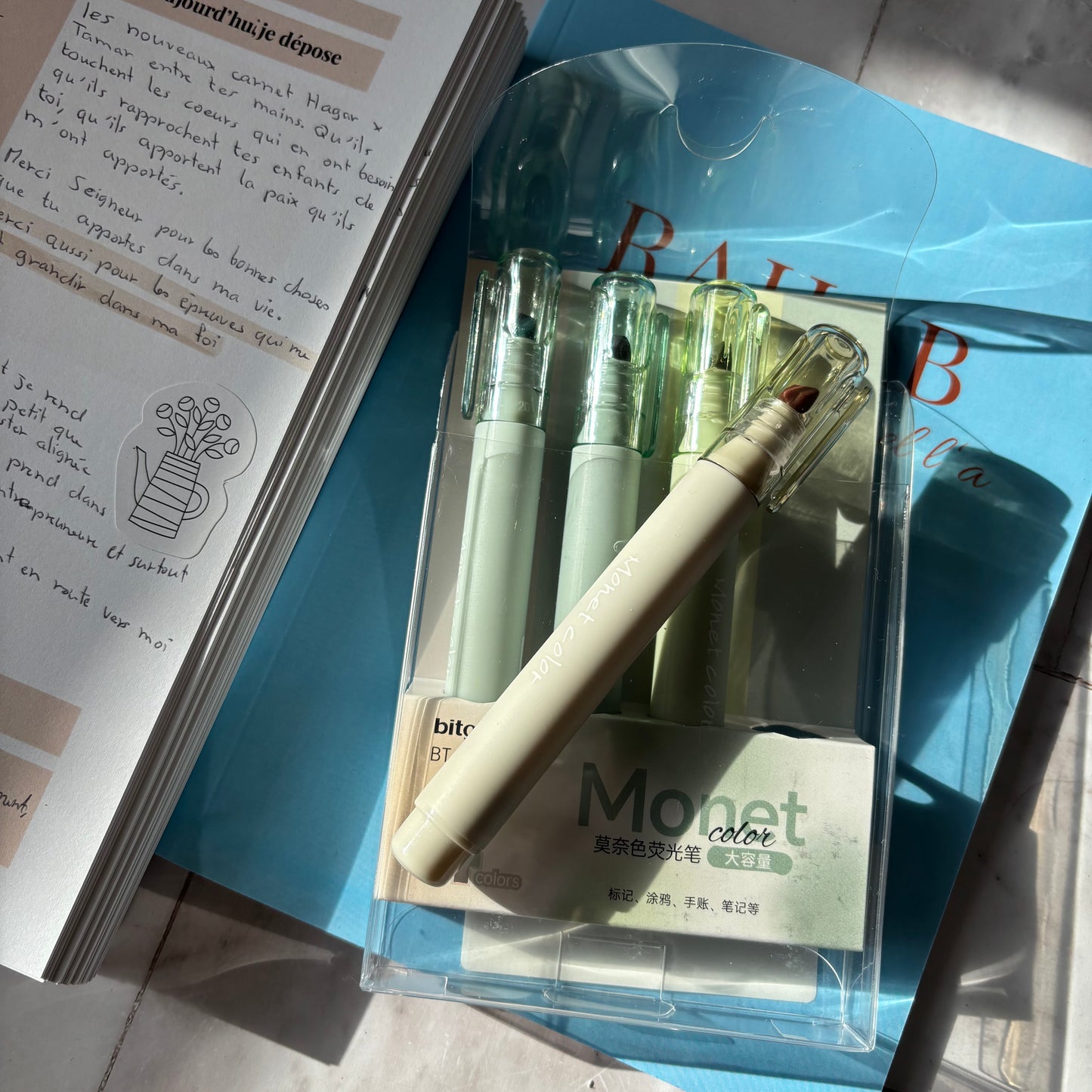 Pack de 4 surligneurs pastel